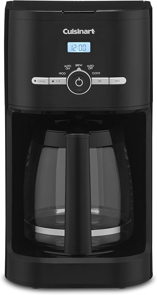 Cuisinart DCC-1120BKFR Classic 12-Cup Programmable Coffee Maker, Black - Certified Refurbished