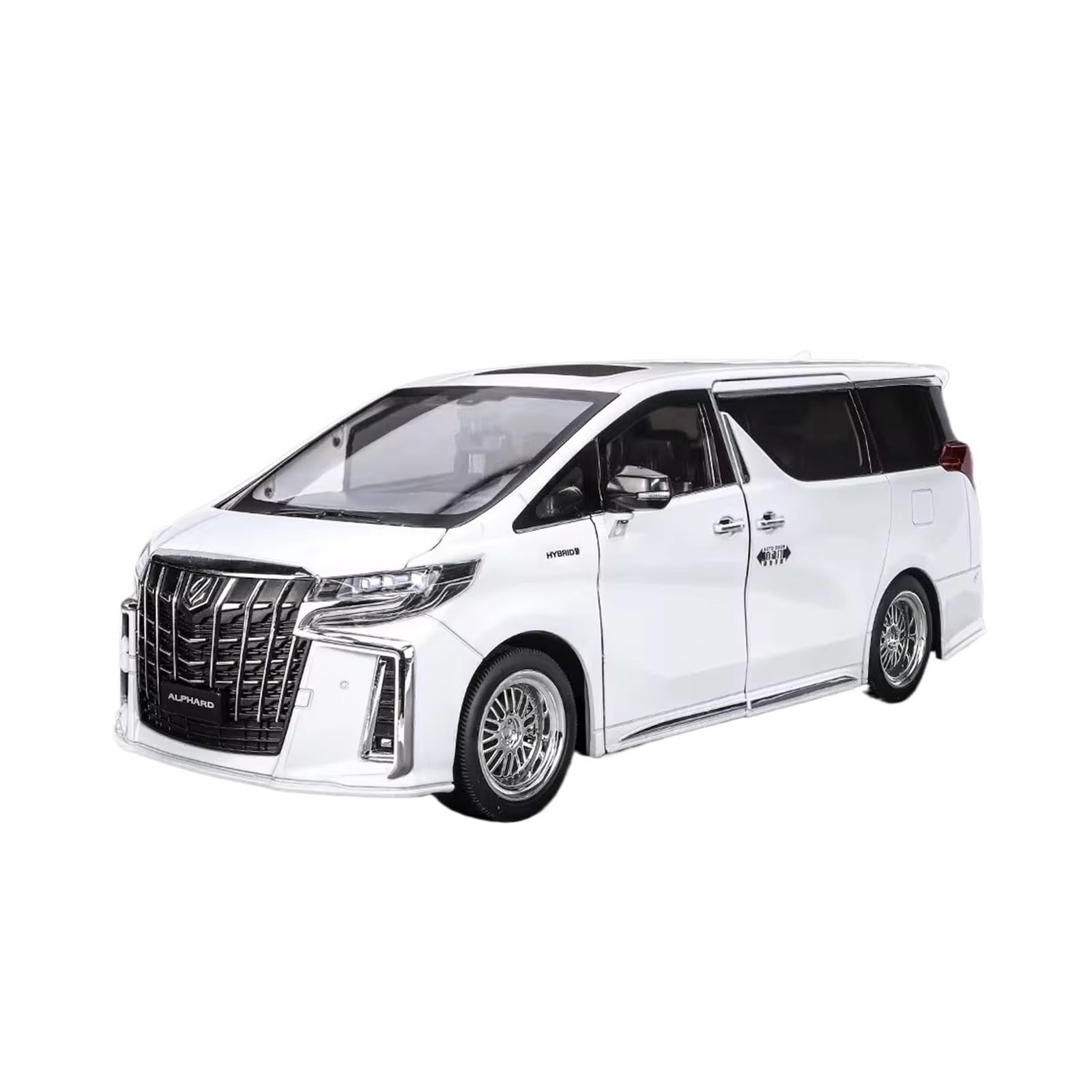 1/18 トヨタ アルファード 全開閉 ホワイト ライト 電動ドア付き 1/18 トヨタ アルファード 全開閉 ホワイト ライト 電動ドア付き