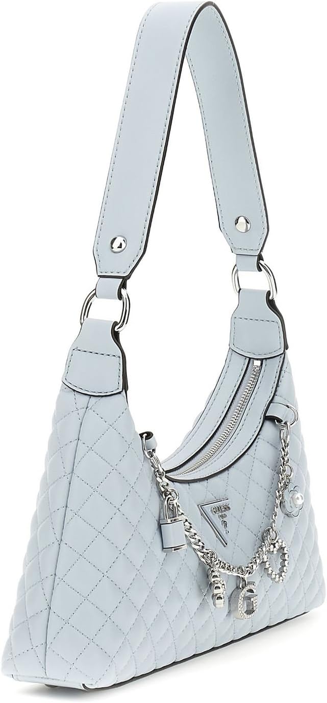 Guess Schoudertas Everlee Top Zip Shoulder Bag Black zwart HWEG8679180 Guess Schoudertas Everlee Top Zip Shoulder Bag Black zwart HWEG8679180