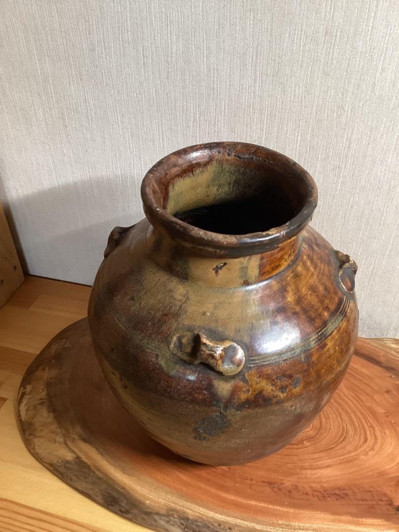古美術骨董品　六古窯　古越前　茶壺 古美術骨董品 六古窯 古越前 茶壺