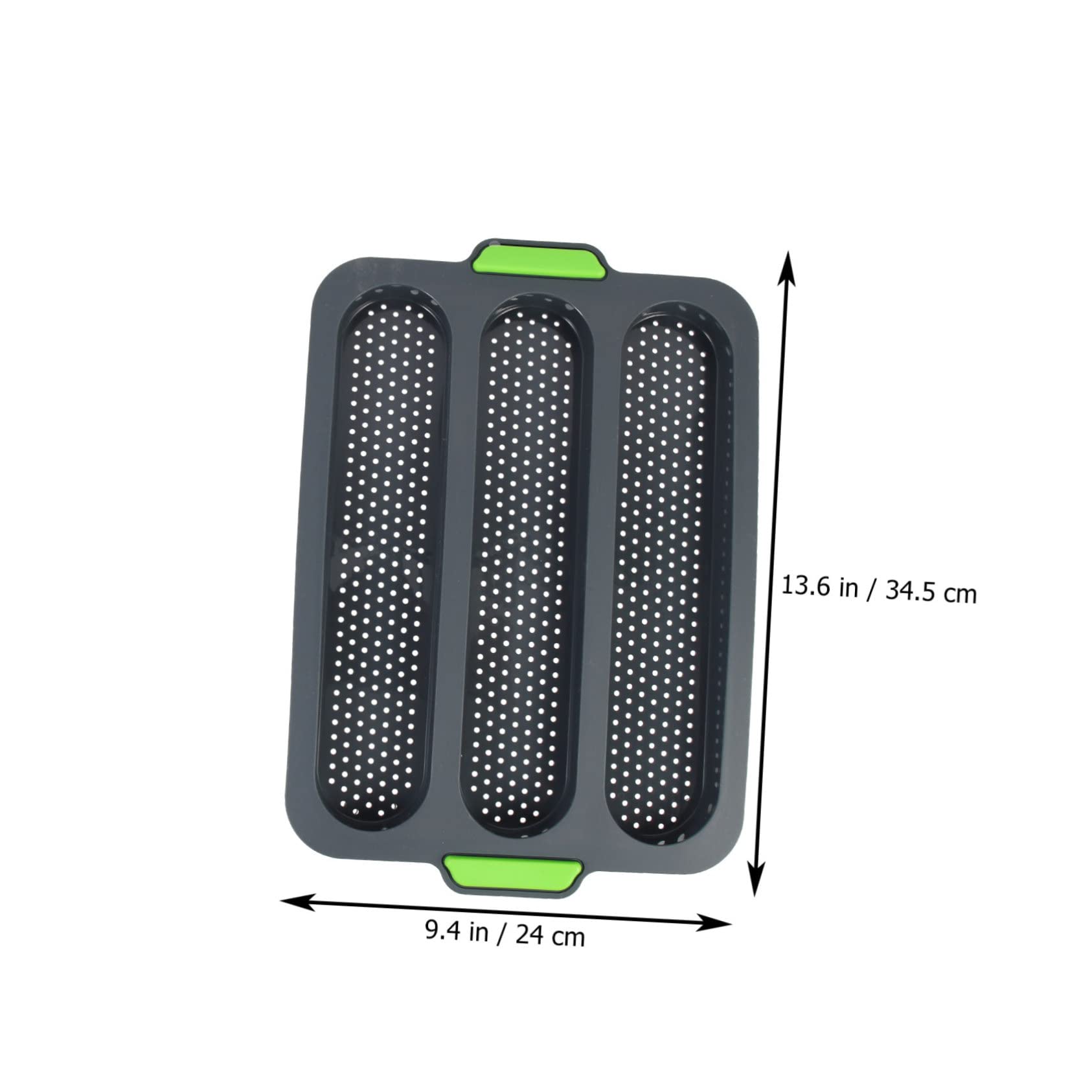 COLLBATH 1Set French Bread Silicone Baking for French Bread Cake Cavity Silicone Pan Brush Easy to Clean for DIY Bread Making