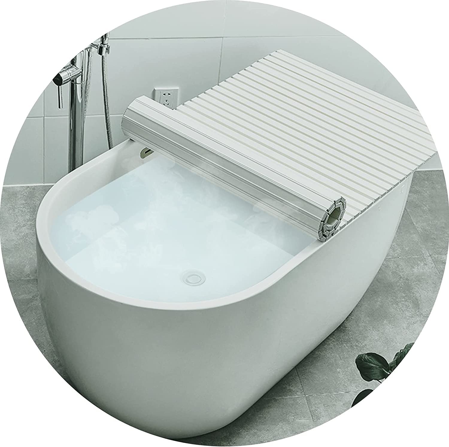 Couvercle isolant blanc JATIBOSH amovible et pliable gain de place