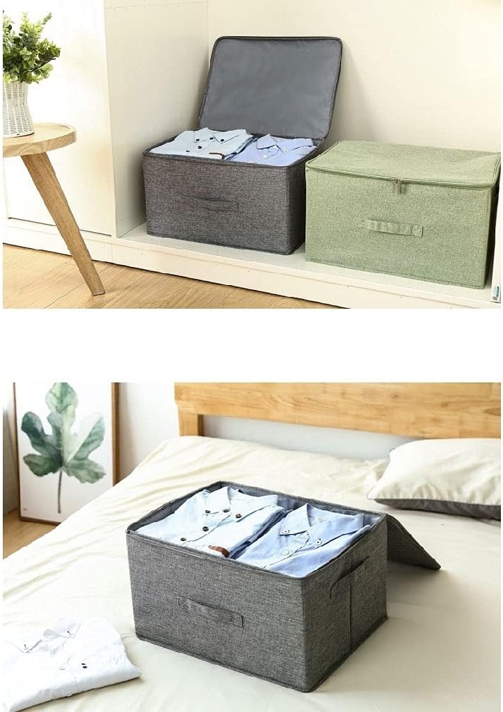 Storage Box Folding Dirty Clothes Hamper Storage Waterproof Clothes Bucket Laundry Basket Storage Basket (Color : Brown,) (Beige One Size)
