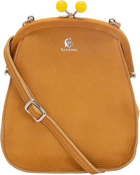 Amazon | [キソラ] ショルダーバッグ がま口 ダンク KIOB-092 本革  