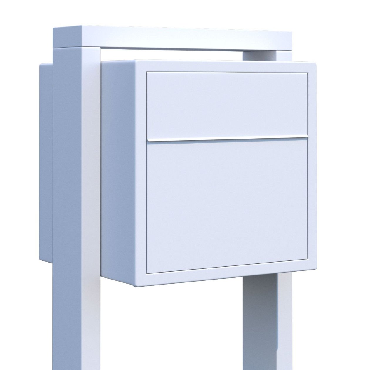Supporto Buca Lettere, Casella Postale, Design Cassetta Soprano Bianco – bravios