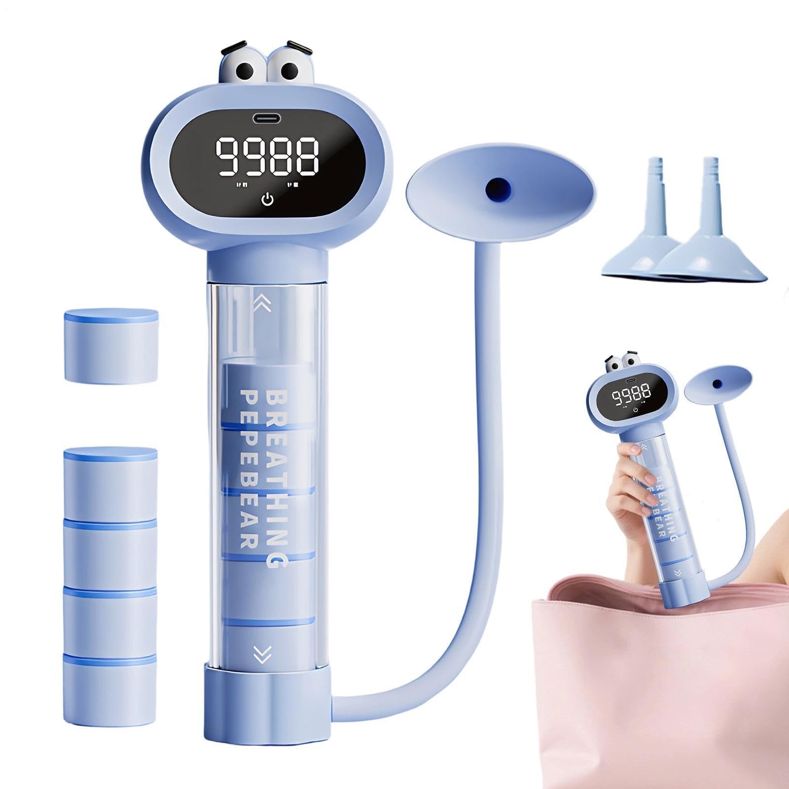 Spiromètre d'exercice Pulmonaire | Spiromètre Portable Équipement de Fitness - Entraîneur Respiratoire | pour Adolescents Garçons Maison Extérieur École Fitness Sports