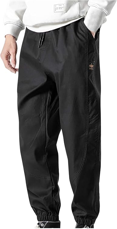 Amazon.com: Pantalones cargo para hombre, talla grande, pantalones clásicos  cónicos para hombre, ajuste holgado, con cordón, pantalones largos : Ropa,  Zapatos y Joyería
