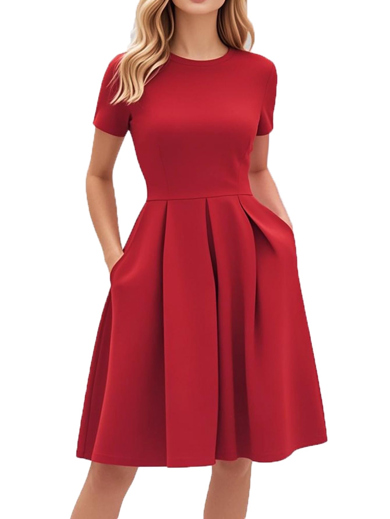 oxiuly Summer Dresses for Women 2024 Party Church Bridesmaid Graduation Dress with Pockets S253