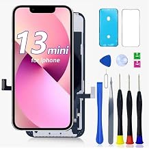 for LCD Screen Replacement for iPhone 13 Mini A2481, A2626, A2629, A2630, A2628 5.4 inch Touch Screen Display Digitizer Frame Assembly W/Repair Kit