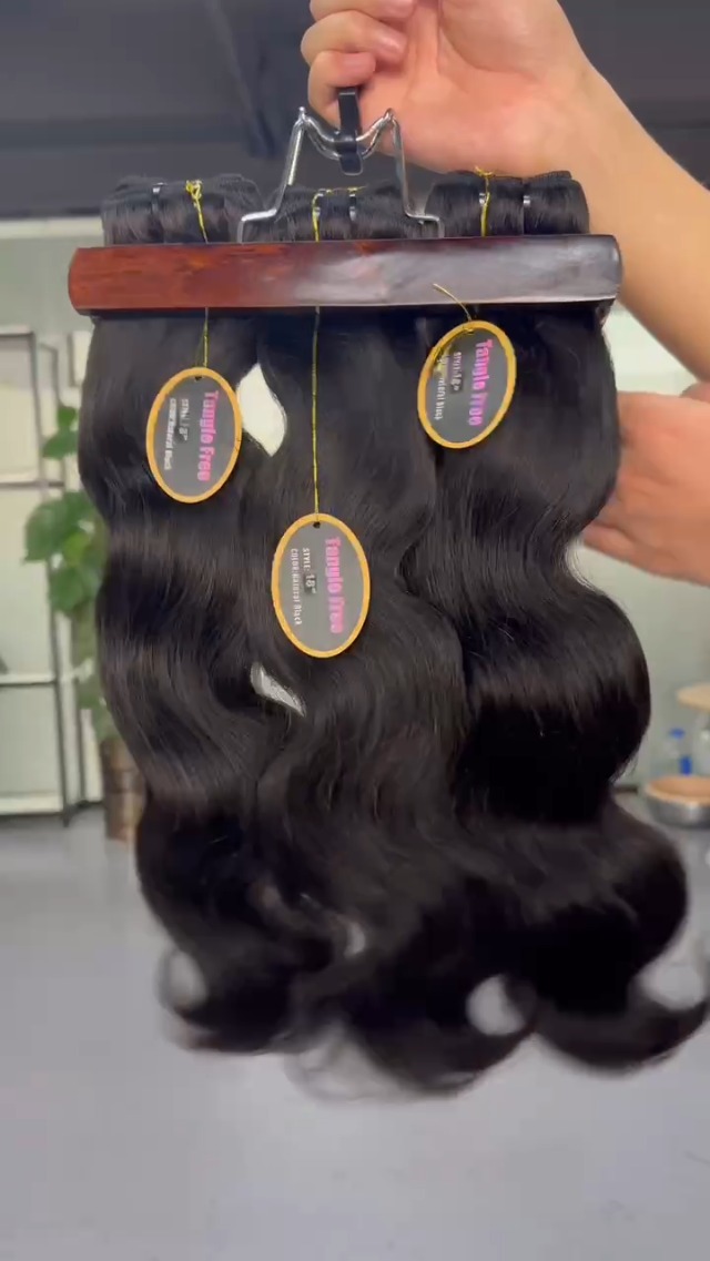 Amazon.com : 40 Inch Bundles Body Wave Human Hair Bundles  display picture 1