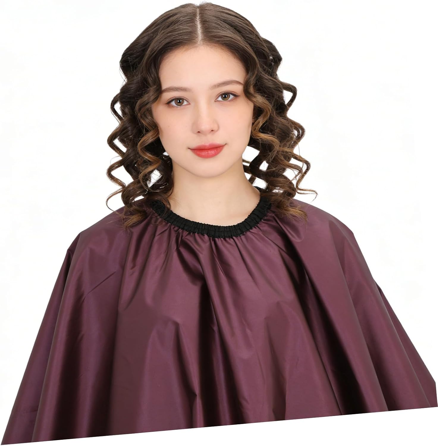 Professional Hair Cutting Cape Set 3pcs with Neck Duster Brush and Hair Comb for Salon and Home Barber Supplies Haircut Styling Kit for Men and Women