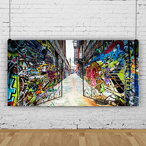 Fond de studio rue abandonnée contre reflets pour photo rap - 3