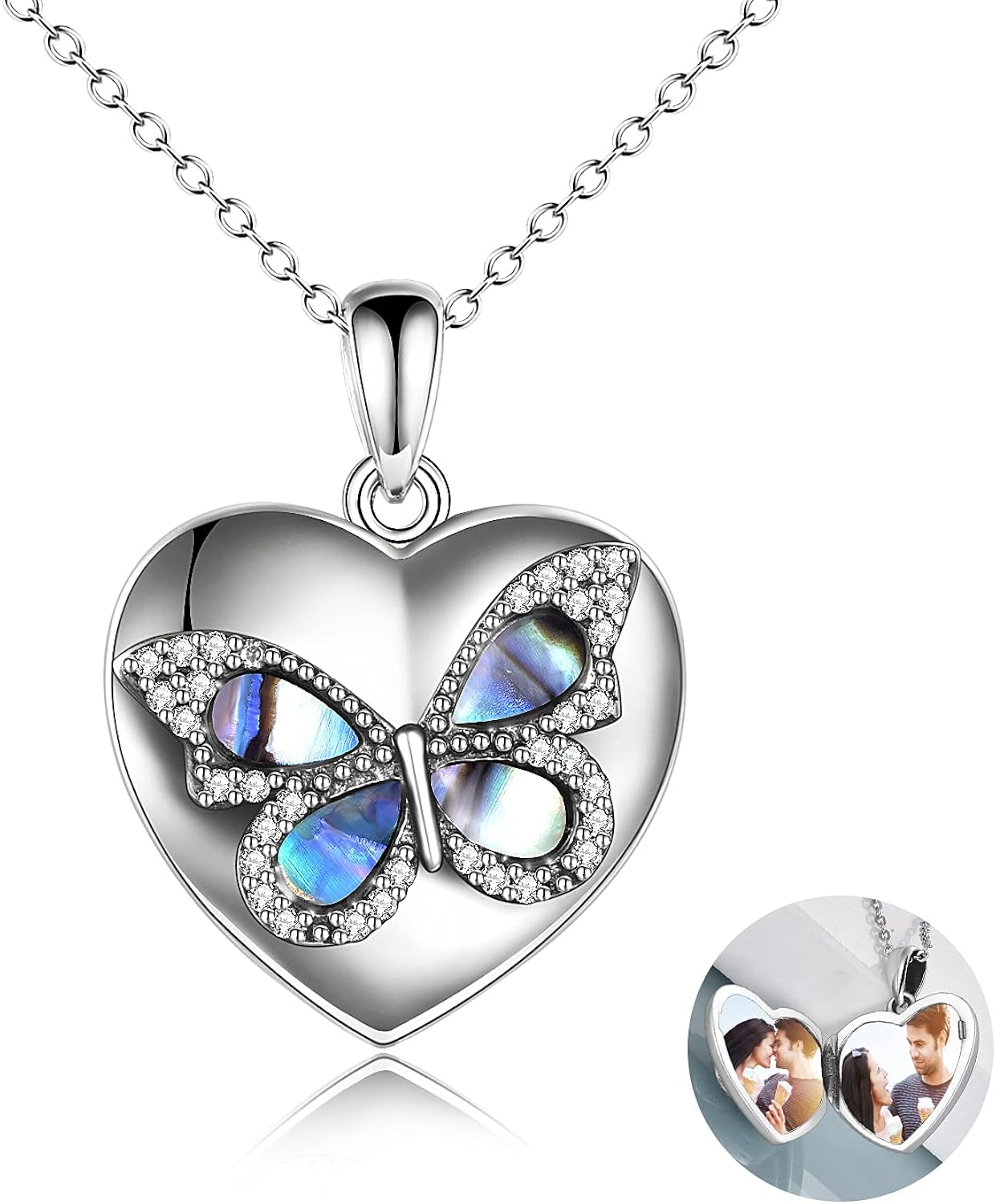 Picture locket necklace amazon Clearance