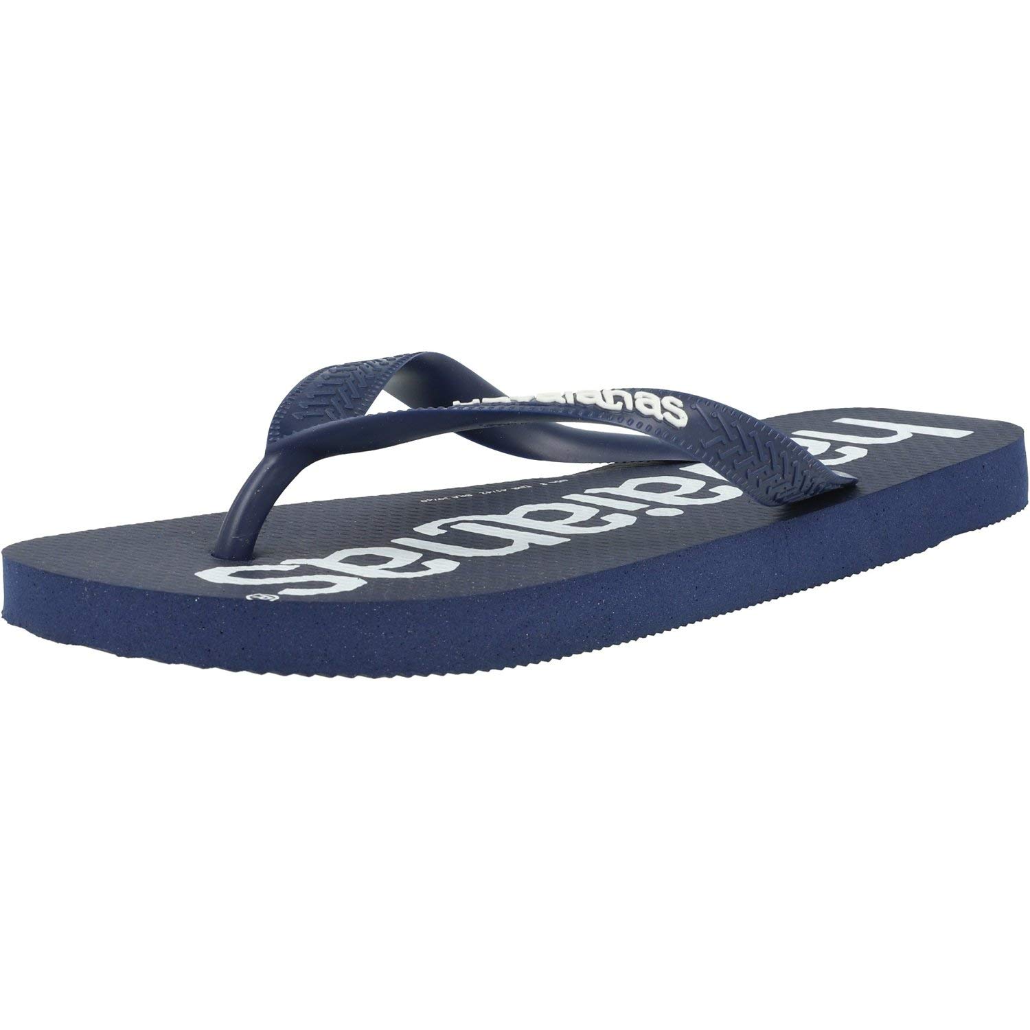 Havaianas - Top Logomania, Comfortable, Durable, and Lightweight Flip-Flops, with Large Logo on the Sole, Adults Unisex, 3/4 UK