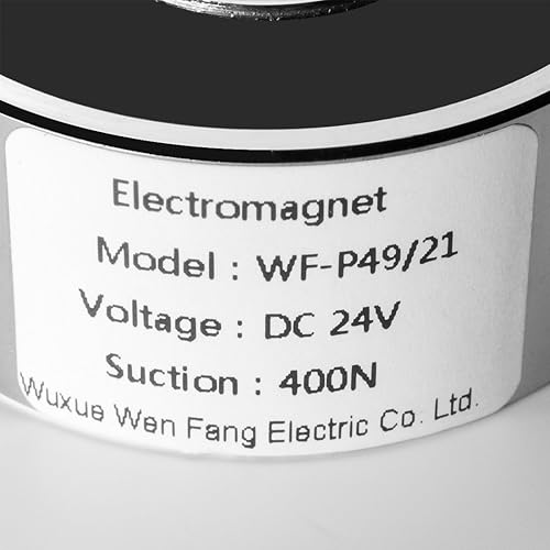 Miniatura 2 de DC imán de levantamiento tipo succión, solenoide electromagnético.