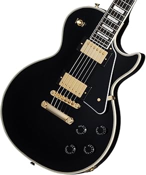 Epiphone Les Paul ブラック　日本製　ギブソンケース付き♪ Amazon | Epiphone/Inspired by Gibson Custom Les Paul Custom Ebony