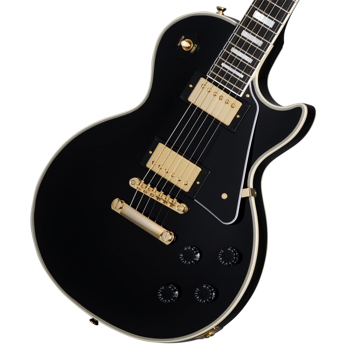 Epiphone Les Paul ブラック　日本製　ギブソンケース付き♪ ☆良品 ギブソンヘッド Epiphone Les Paul 日本製 gibson - メルカリ