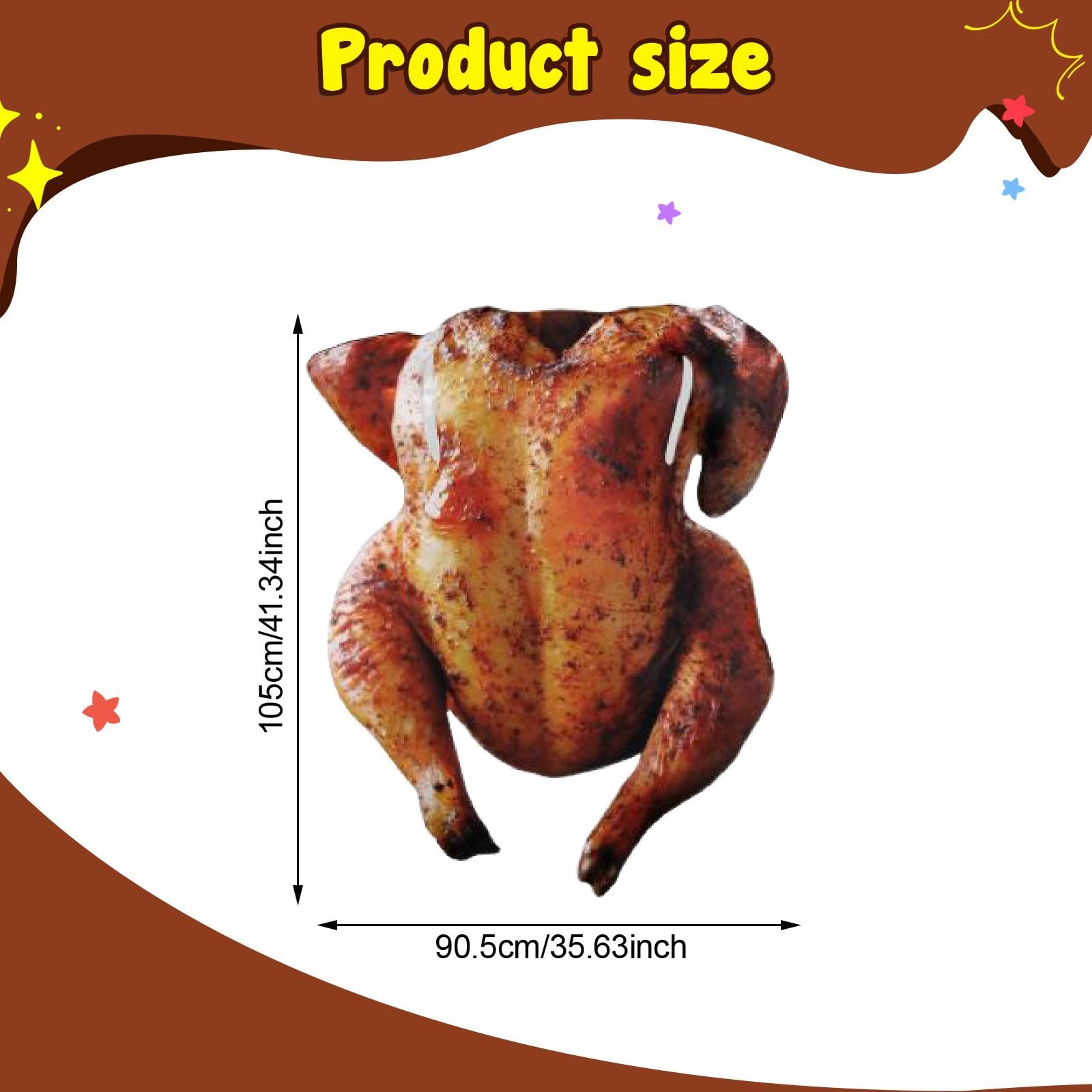 Costume di Halloween Tuta da Gioco di Ruolo Originale con Divertenti Accessori a Forma di Arrosto Materiale in Poliestere Leggero Adatto per, M Adult