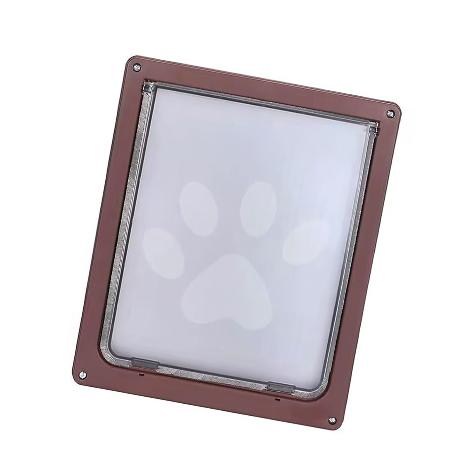 Dog Door Flap Entry and Exit Locking Cover Door/Window Mounted Clear Flap Get-in-whenever Upgraded Lockable Pet with Security Easy Install for Cats Dogs Entry Exit