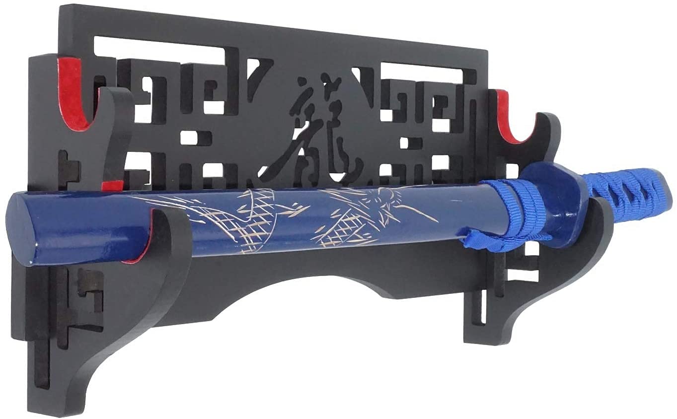 Cataclysmic Katana Sword Holder Wall Mount Samurai Katana Display Stand