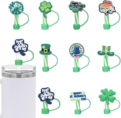 SHANRUN - Juego de 6 fundas de popote para vaso Stanley de 4030 onzas con asa SHANRUN de 0.39 pulgadas de diámetro (0.394 in) de diámetro, mini