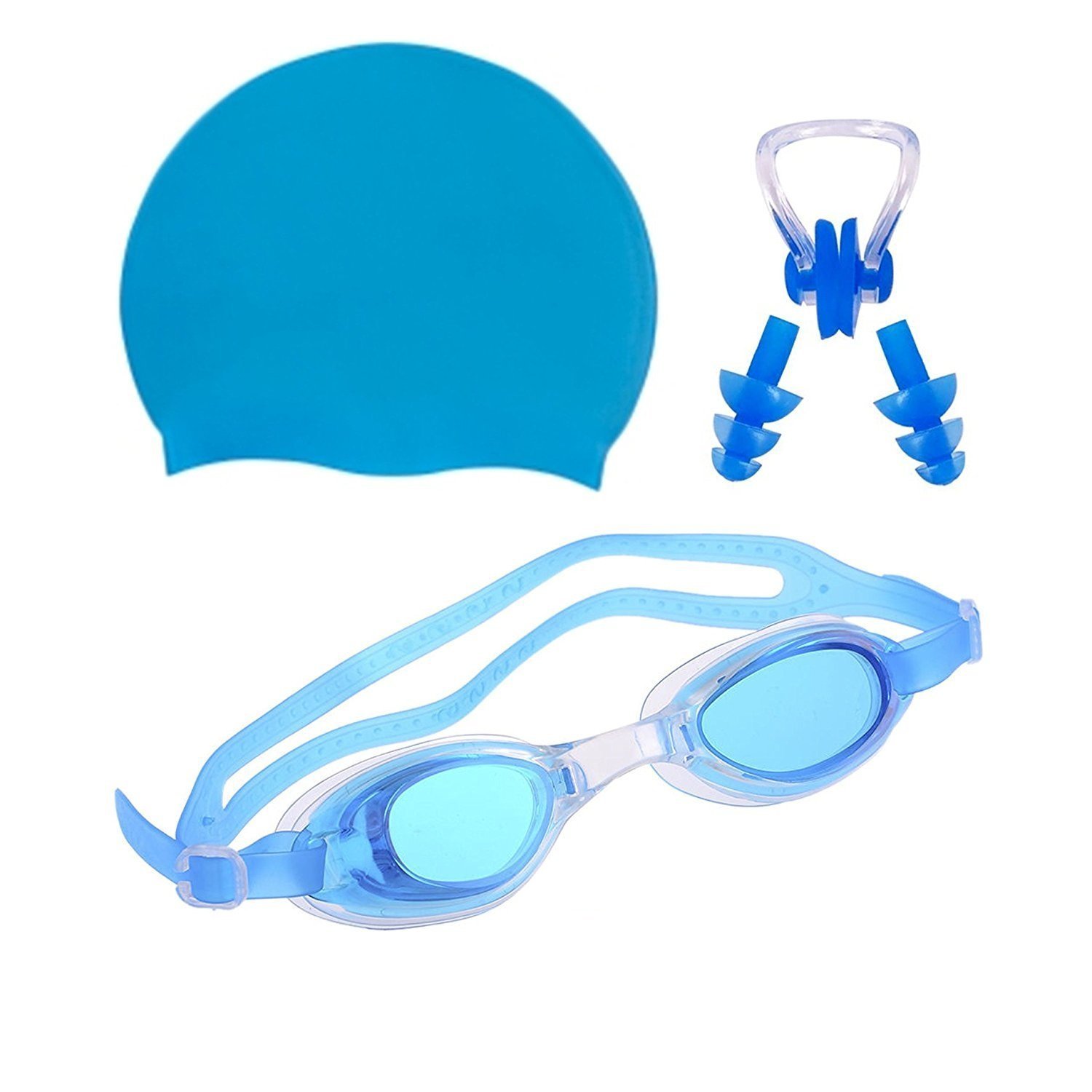GOLDEN GIRL Girl Swimming Kit(102)-Blu Swimming Set, 4-5 Years (Blue) 1