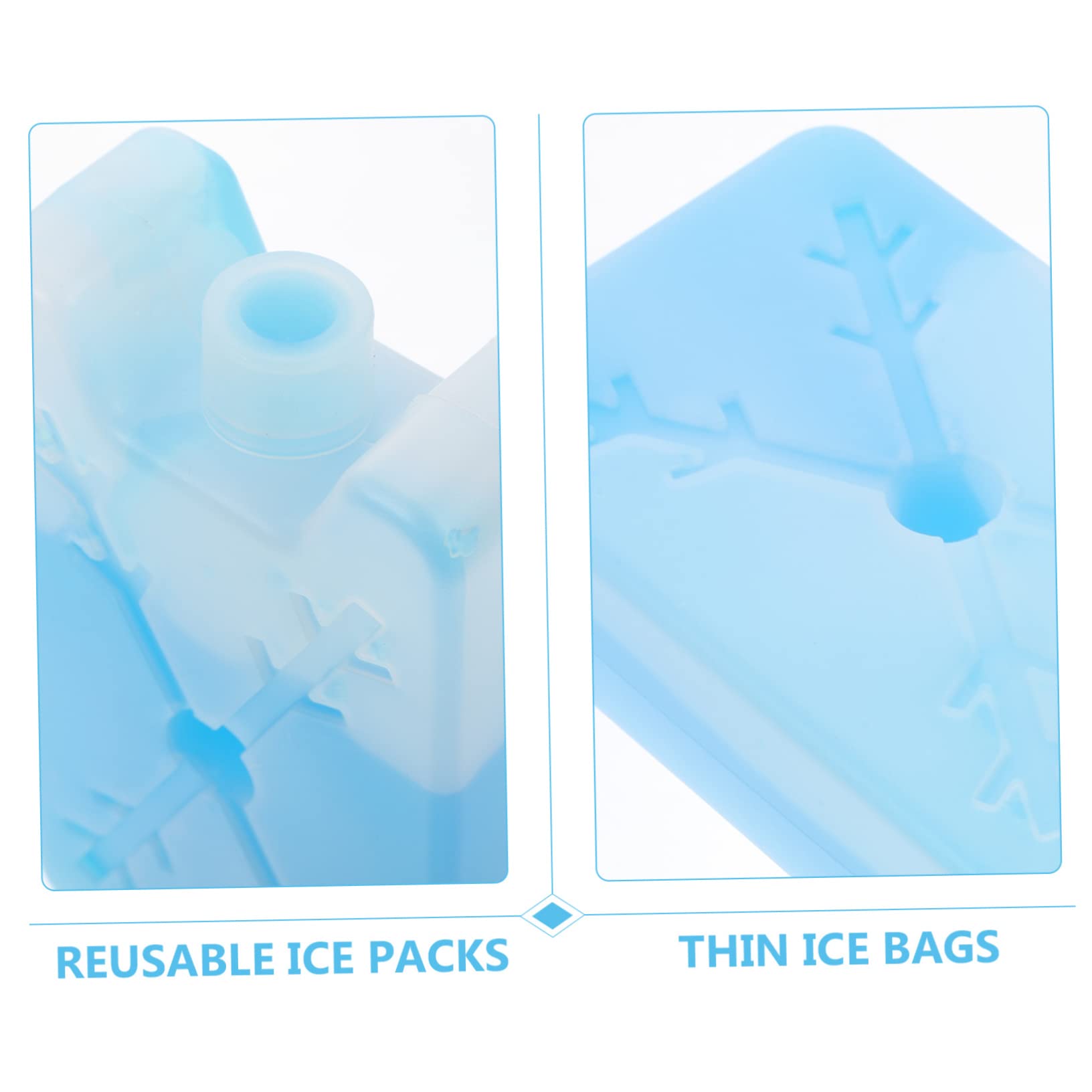 VALICLUD 4 Piezas Contenedor de Almacenamiento de Alimentos Reutilizable Caja de Práctica para Mantener Frescos Comidas y Almuerzos Sin Necesidad de Agua para Transporte de