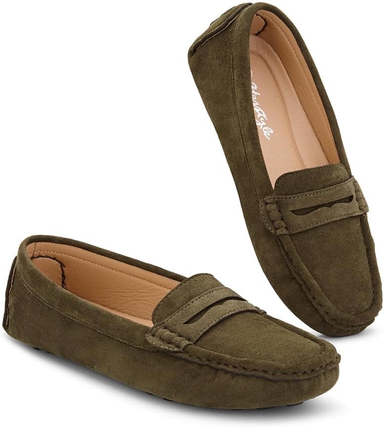 Herstyle Women's Loafers, Comfy Dressy Flats, Slip-On Penny Loafers & Moccasins with Cushioned Footbed, Lightweight Business Casual Shoes for Office, Walking & Travel (2025) - Image 4