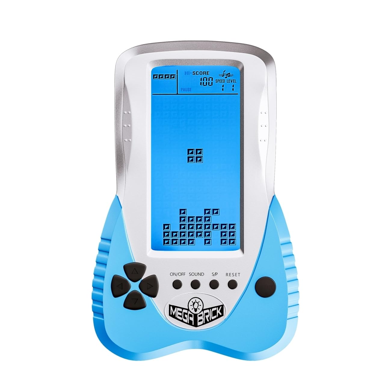 TAQY Rétroéclairage Bleu Bloquer la Console de Jeu 3398 en 1 Rétro Bataille de Chars/Serpent Puzzle de Poche Console de Jouet portative en Brique TAQY Rétroéclairage Bleu Bloquer la Console de Jeu 3398 en 1 Rétro Bataille de Chars/Serpent Puzzle de Poche Console de Jouet portative en Brique