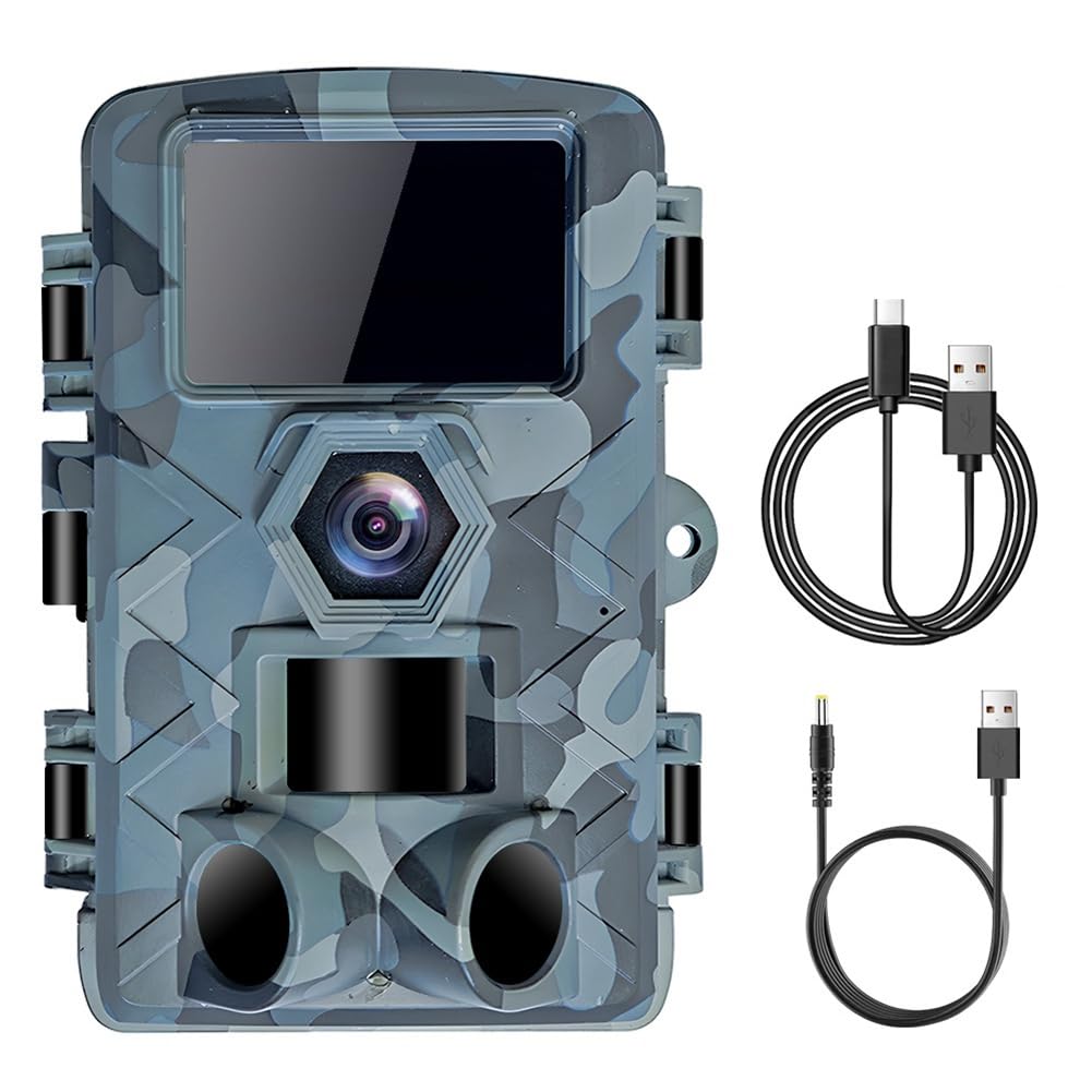 Jnchdghwa As Shown Wifi 60Mp 1296P Ip66 Waterproof Trail Camera Night Vision 0.2S Trigger Time Photo Trap Camera For Wild Animals