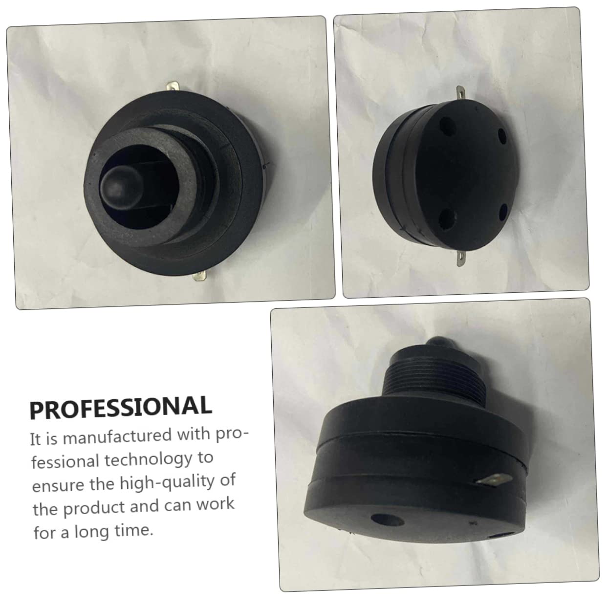 FUNOMOCYA 6PCS Auto Tweeter Speakers Durable Piezoelectric Horn Replacement for Cars Trucks and Suvs Wear Resistant Easy Installation High Performance