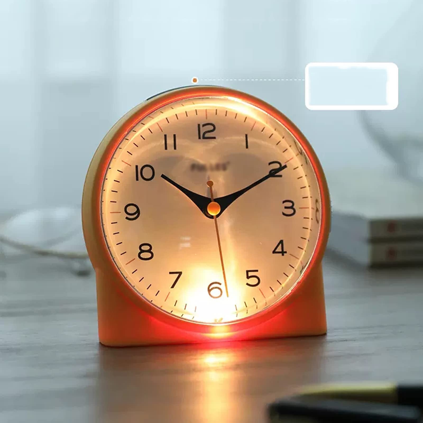 Réveil Ignon, Super Silencieux, Sans Tic-tac, Petite Horloge Avec