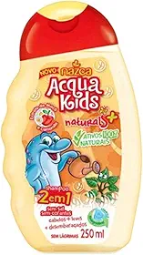 NBCT Acqua Kids Shampoo 2 Em 1 Maçã E Camomila 250Ml Vegano Nazca Cosméticos