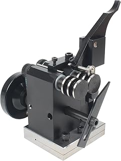 RATTMMOTOR HRV60 Mini Stanzschleifer, Kleine Stanzmaschine CNC Drehmaschine Drehwerkzeug Hochpräzise Nadelschleifmaschine für Fräsen Bohrmaschine (Genauigkeit 3μ)