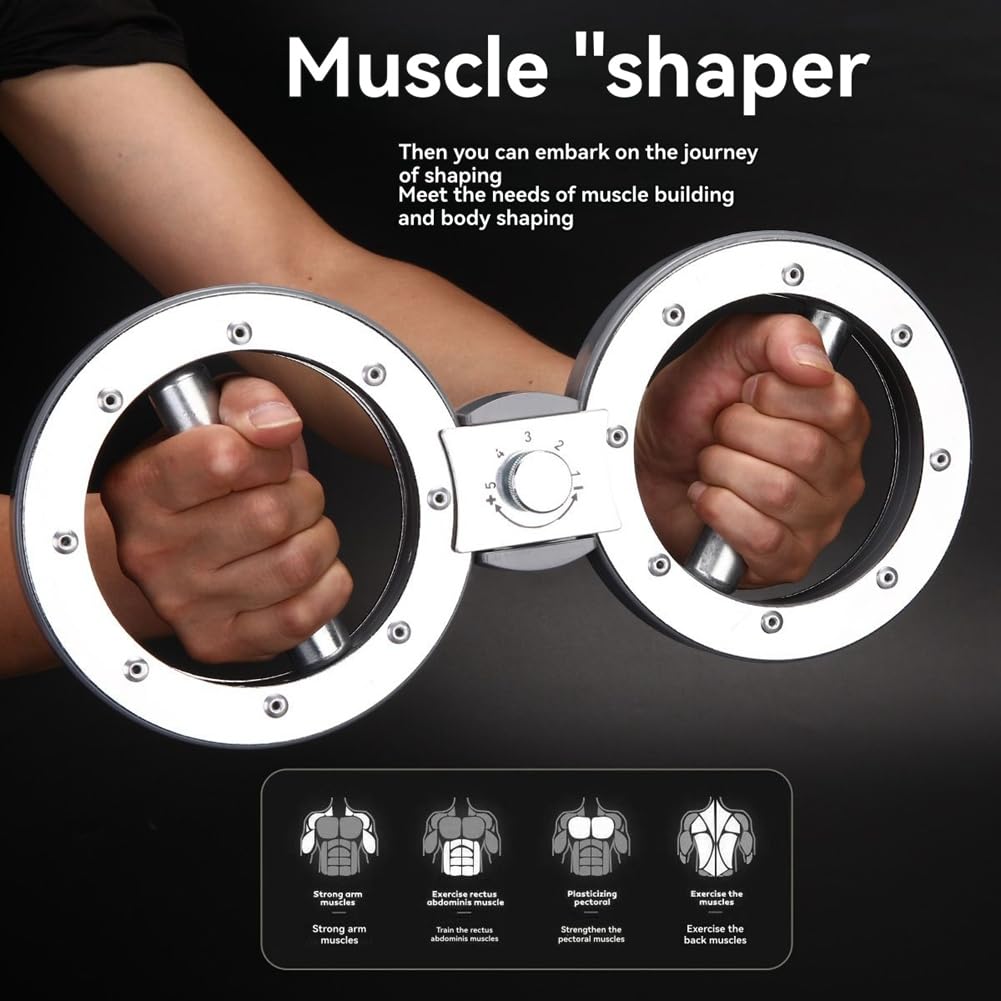Entrenador de Agarre para Fortalecer Las Manos, Multifuncional, para Gimnasio, MáQuina para Ejercitar Las Manos y los Antebrazos.