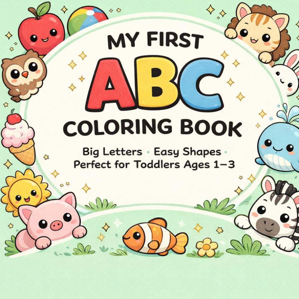 My First ABC Coloring Book: The Perfect First Coloring Book for Little Hands!