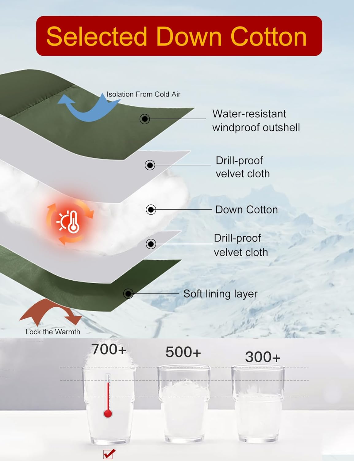 Flygo Cropped Puffer Jacket Women 2025 Winter Warm Zip Up Padded Short Quilted Jackets Down Coat - Image 4