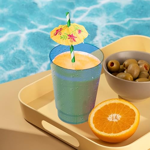 Miniatura 8 de Acrimet Vaso de plástico, reutilizable, 10 onzas, 10.1 fl oz, vaso de agua, lavable a máquina, vasos apilables para bebidas, vaso para beber,