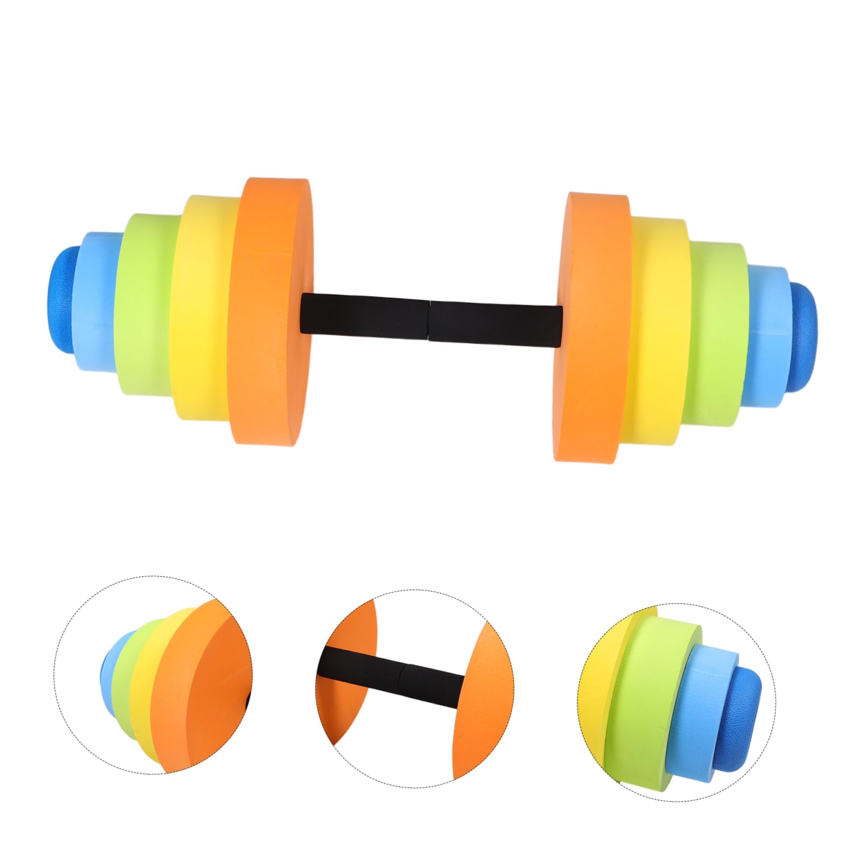 ERINGOGO Manubri Acquatici per Allenamento Nuoto in Eva, 1 Pezzo | Adatti ad Acquagym e Yoga, Uso Unisex per Donne e Uomini, Attrezzatura Multiuso per Routine Fitness