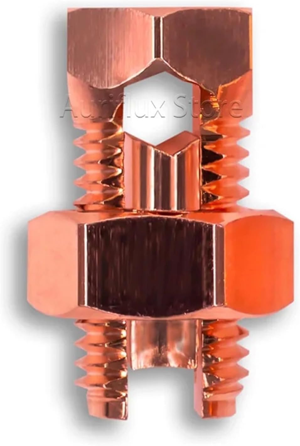 Split Bolt Wire Connector Copper Grounding Split Bolt Connector for 10 16 25 35mm Bare Cable -Electrical Equipment and Wire(TJ-10)