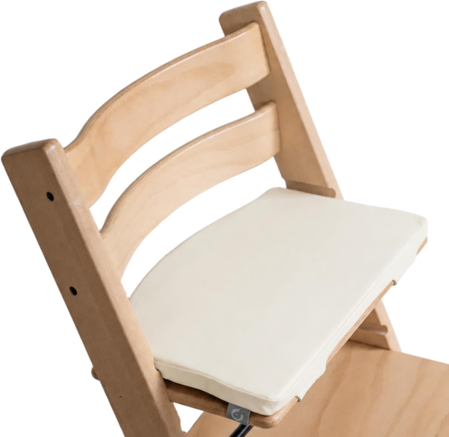 COZYKIDS for Tripp Trapp High Chair Cushion | High Chair Accessories for Babies and Toddlers | Waterproof, Easy-to-Clean Foam Pad | Made in Korea (Cream Ivory, Basic)