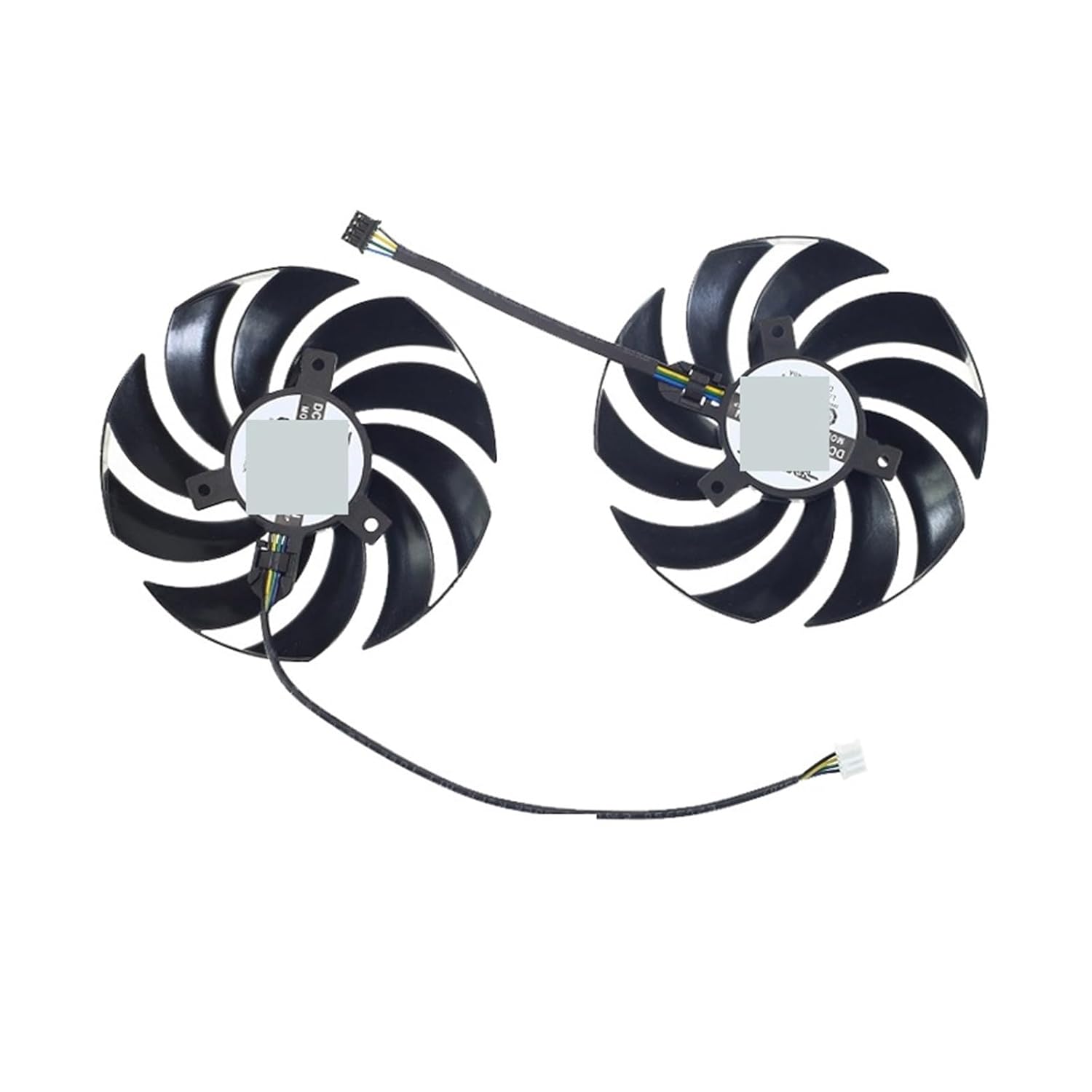Graphics Card Cooling Accessories PLD10010S12HH 95MM 4PIN RTX3060 Ti GPU Fan RX 6700 XT Gaming(Right Fan)