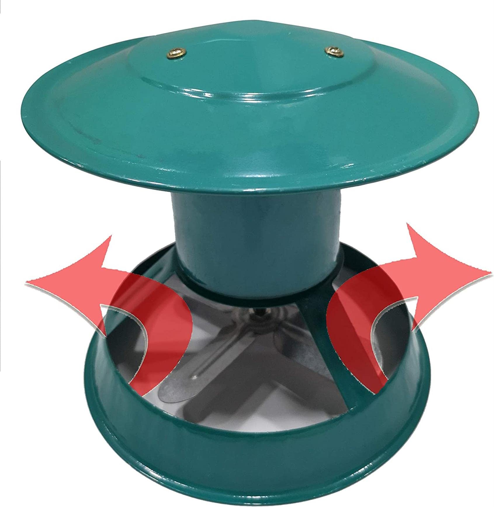 Extracteur de fumée haut de gamme CNPRAZ 80W pour toit et cheminée