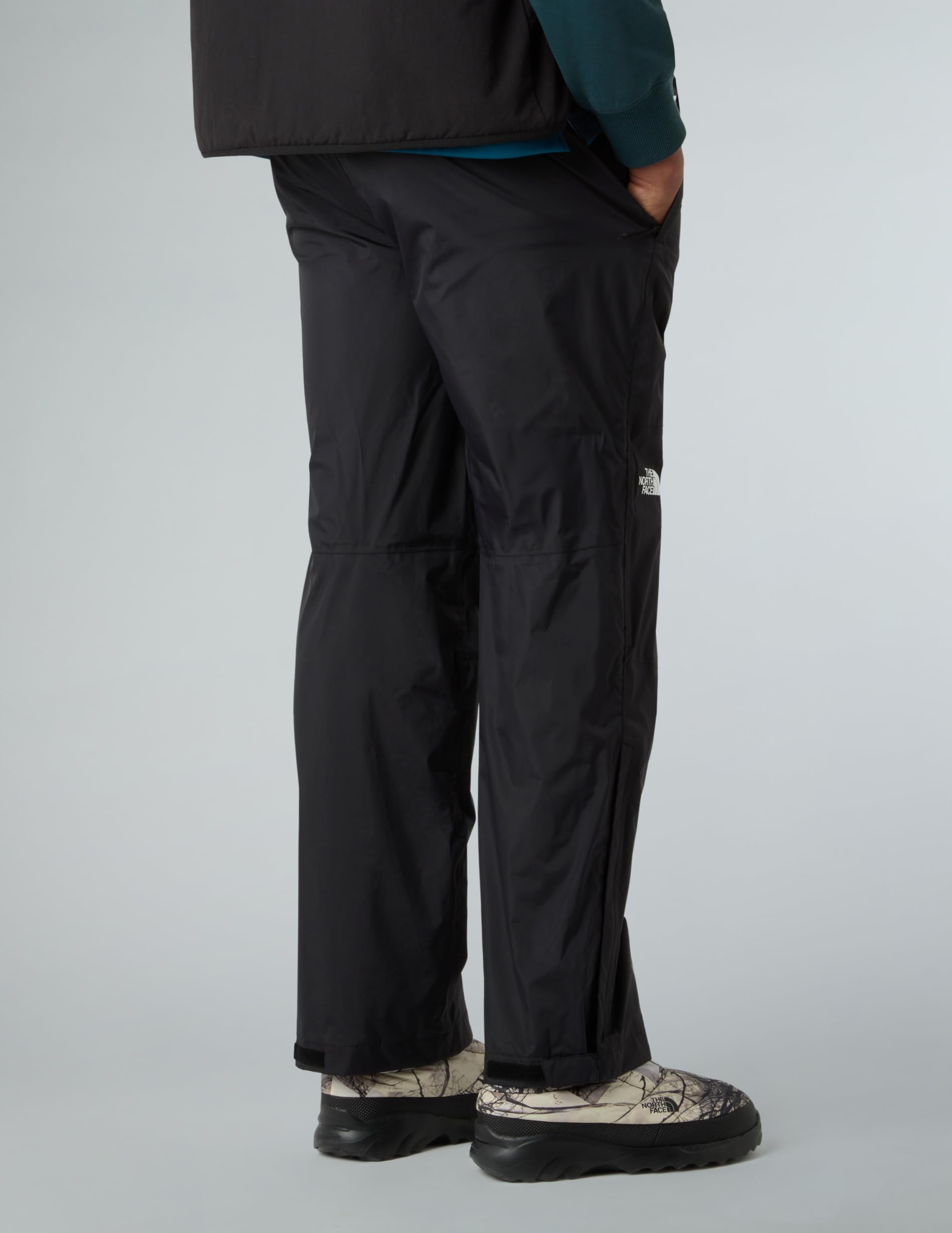 The North Face - Męskie Spodnie Przeciwdeszczowe Antora - Wodoodporne, Oddychające - TNF Black-NPF