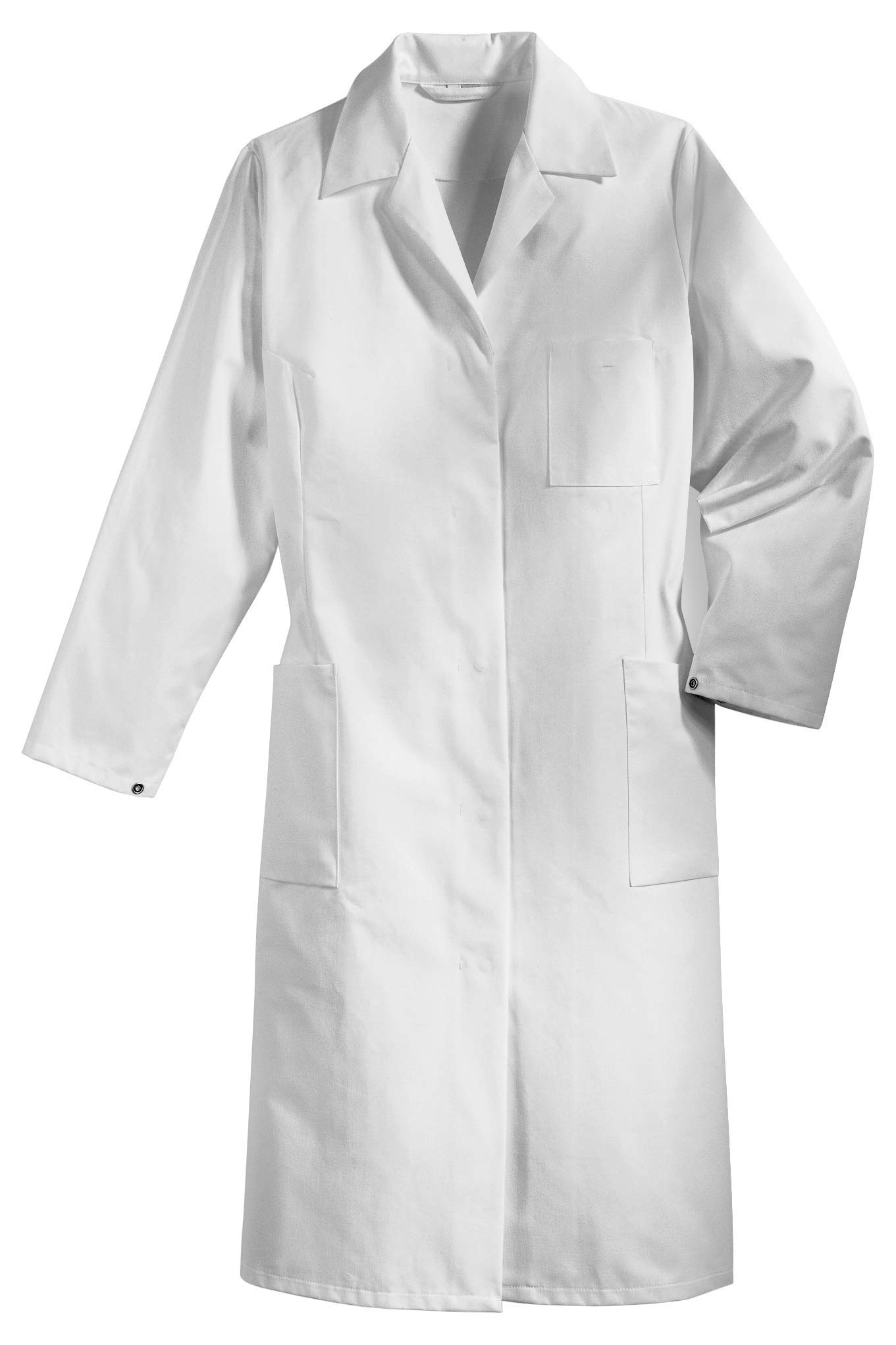 Uvex 239 Abrigo de trabajo para mujer - Abrigo blanco de laboratorio para mujer, manga larga y corte entallado