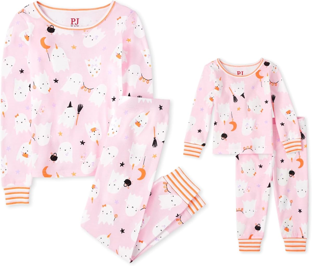 Juegos de pijamas para bebés y niños de The Children's Place para Halloween y vacaciones, de algodón
