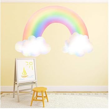 rainbow nursery wall stickers