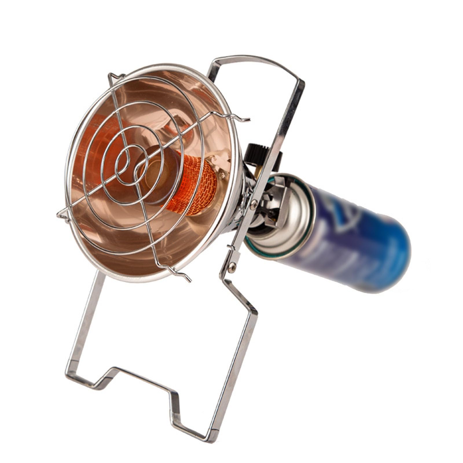 Riscaldatore esterno a calore rapido per riunioni da campeggio Caratteristiche Riscaldatore a gas in rame resistente alla corrosione in acciaio inossidabile resistente al rame
