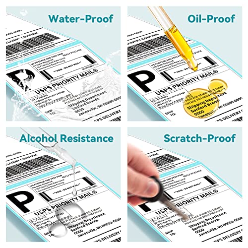 Jiose Label Printer + Thermal Labels 1000Pcs #TOP5