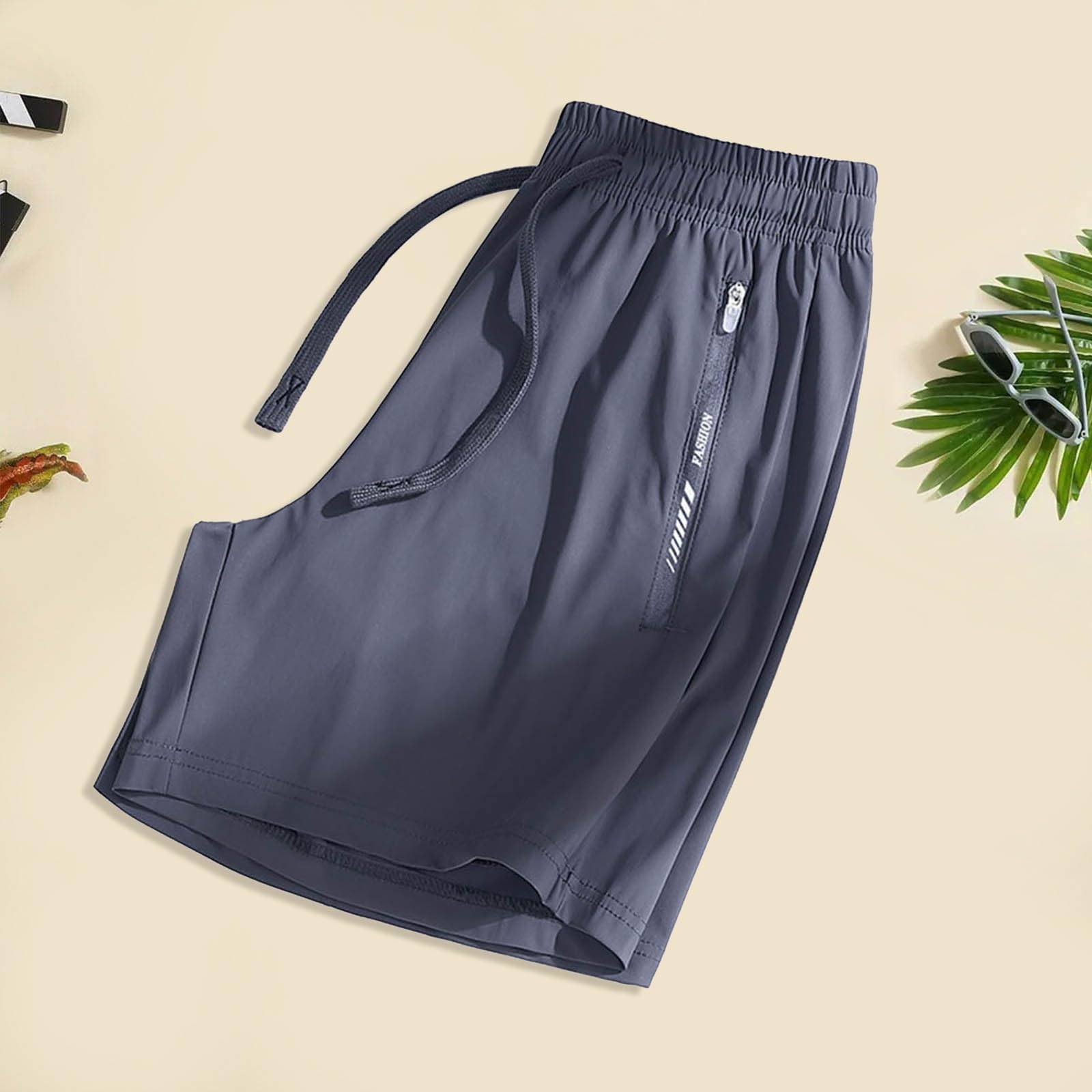 Iced Active Shorts for Senior Women, Onavee Icedactive Shorts, Ice Silk Quick Drying Breathable Stretch Maidenfit Icyshorts Iced Active Shorts for Senior Women,Dark Grey,XX-Large